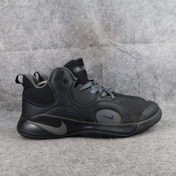 Nike Shoes Mens 9 Athletic Trainer Fly By Mid 2 Black Dark Grey Basketball Sport main image 6